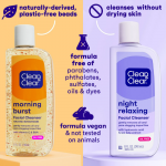 Clean & Clear Acne Solution Face Wash, Day & Night Combo, Oil-Free, 8 fl oz (2 Pack)